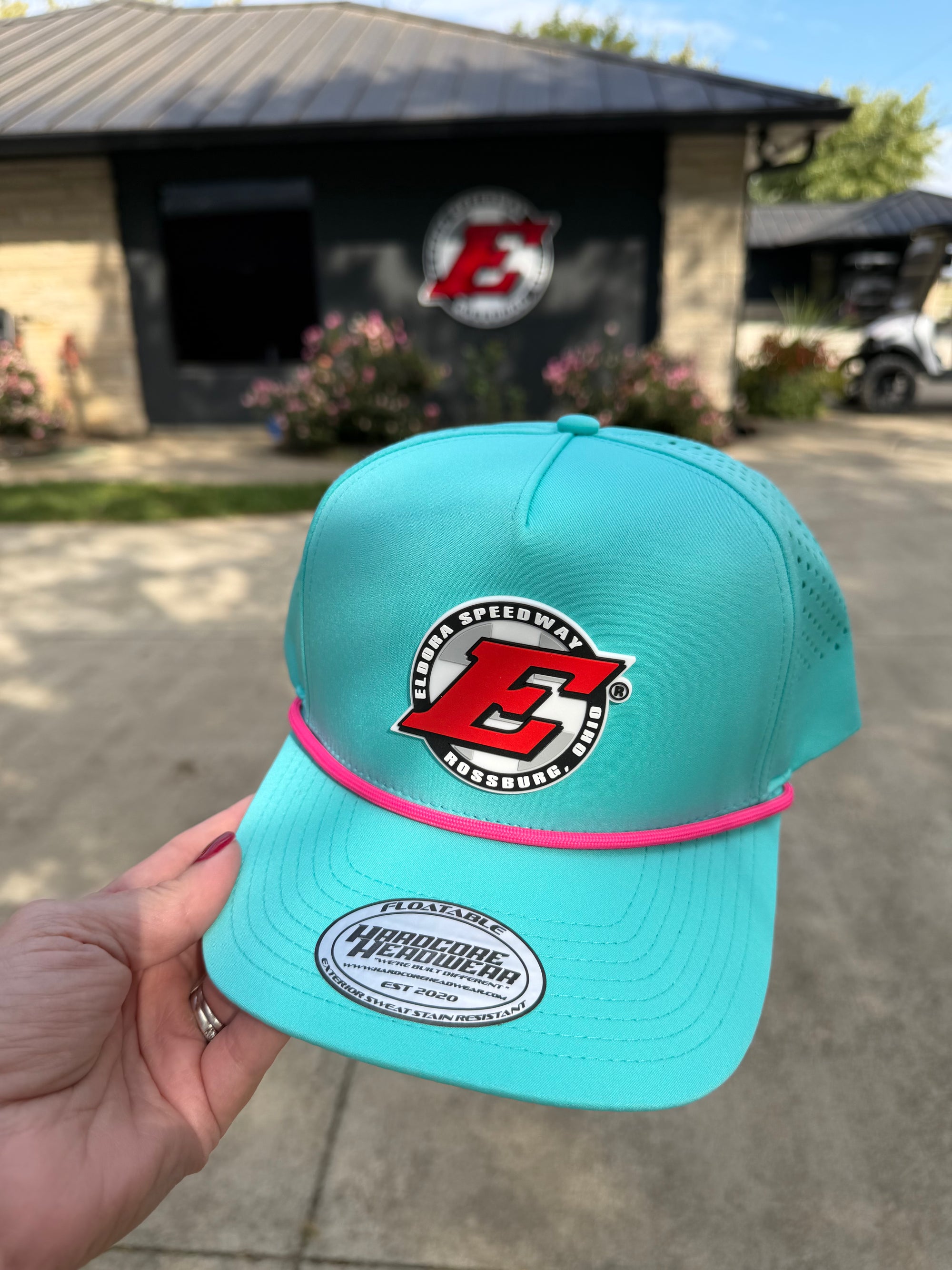 Hat - Performance, Cotton Candy with Rubber Patch