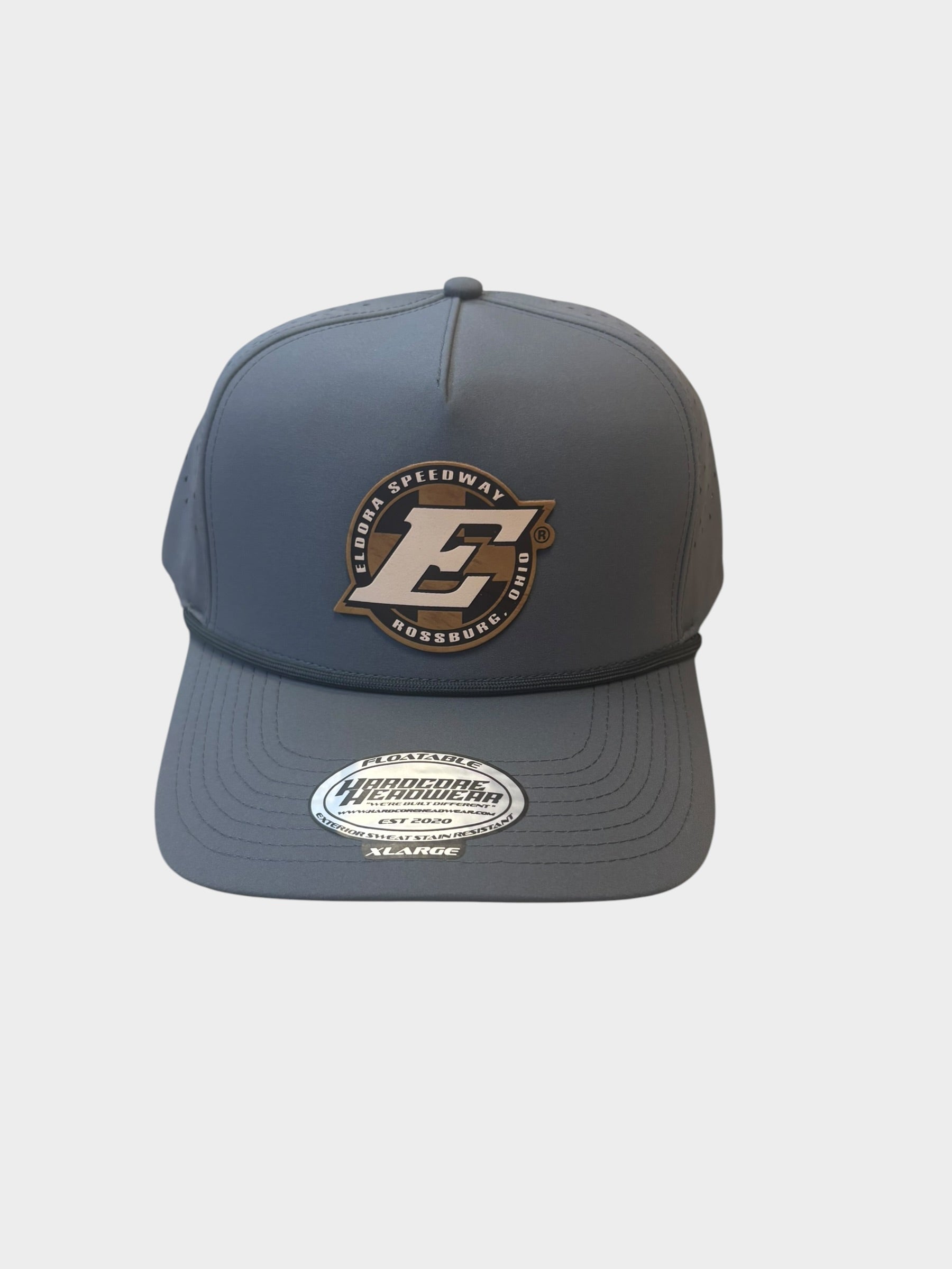 Hat - X LARGE, Performance, Charcoal with Leather Patch