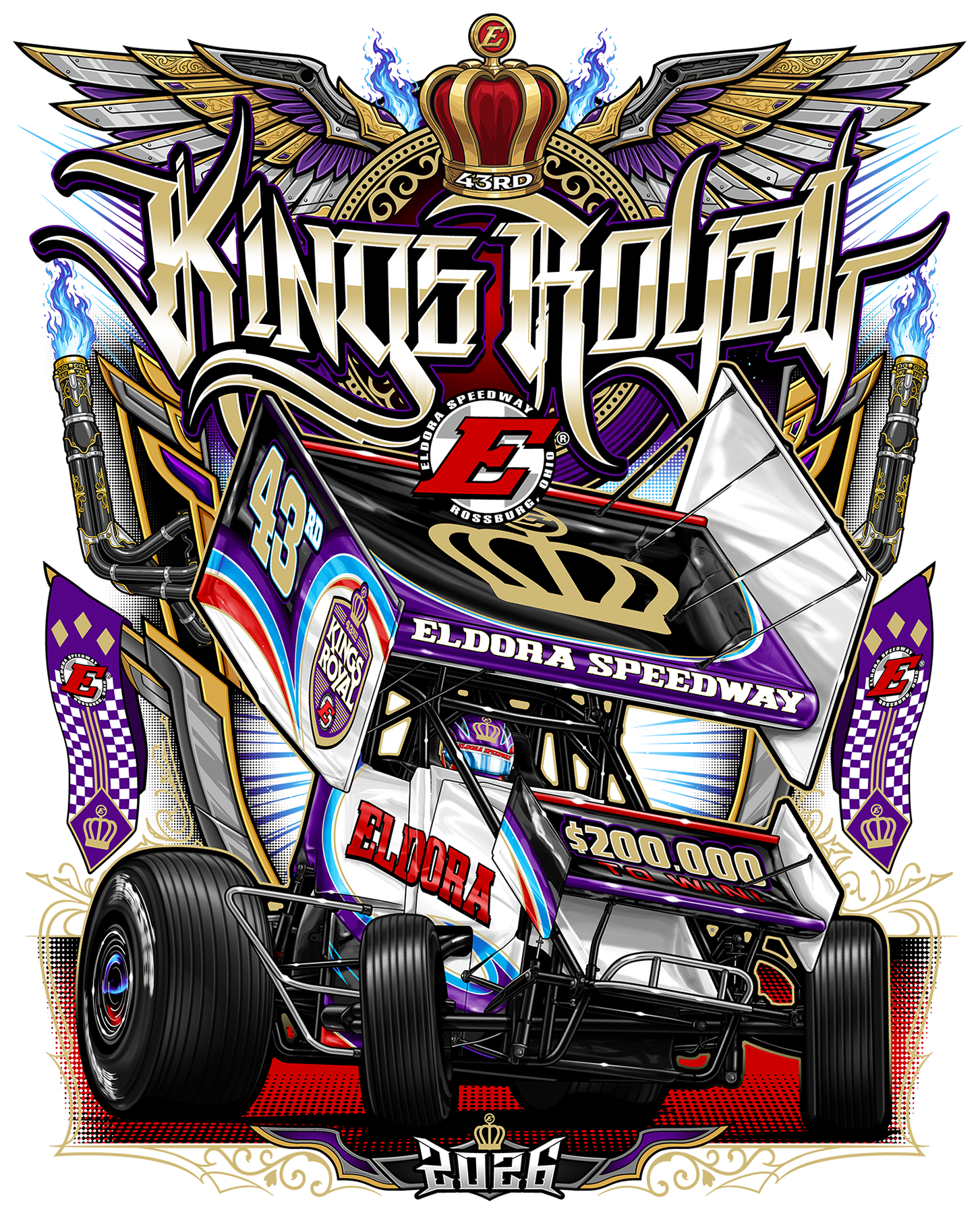 43rd Kings Royal Event Decal